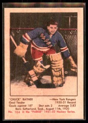 2001-02 ITG Parkhurst Reprints Chuck Rayner #036 Parkie